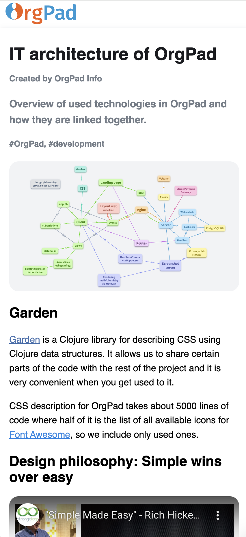 Its HTML export on mobile